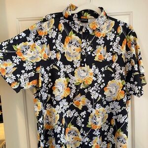 Bad Birdie Golf Polo - Men’s L - Floral print